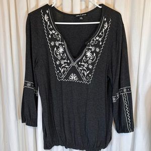 Cable &. Gauge blouse